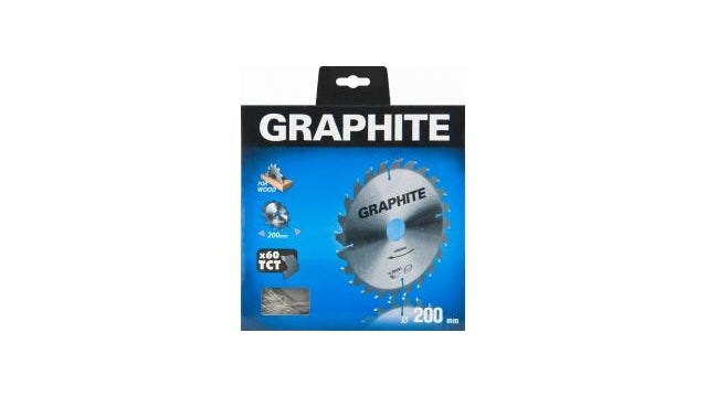 Graphite Graphite Circular Saw Blade para madera de 160 mm Holte de eje de 30 mm Dientes 18 Espesor 2.8 Vulrings 16 20 25 TCT