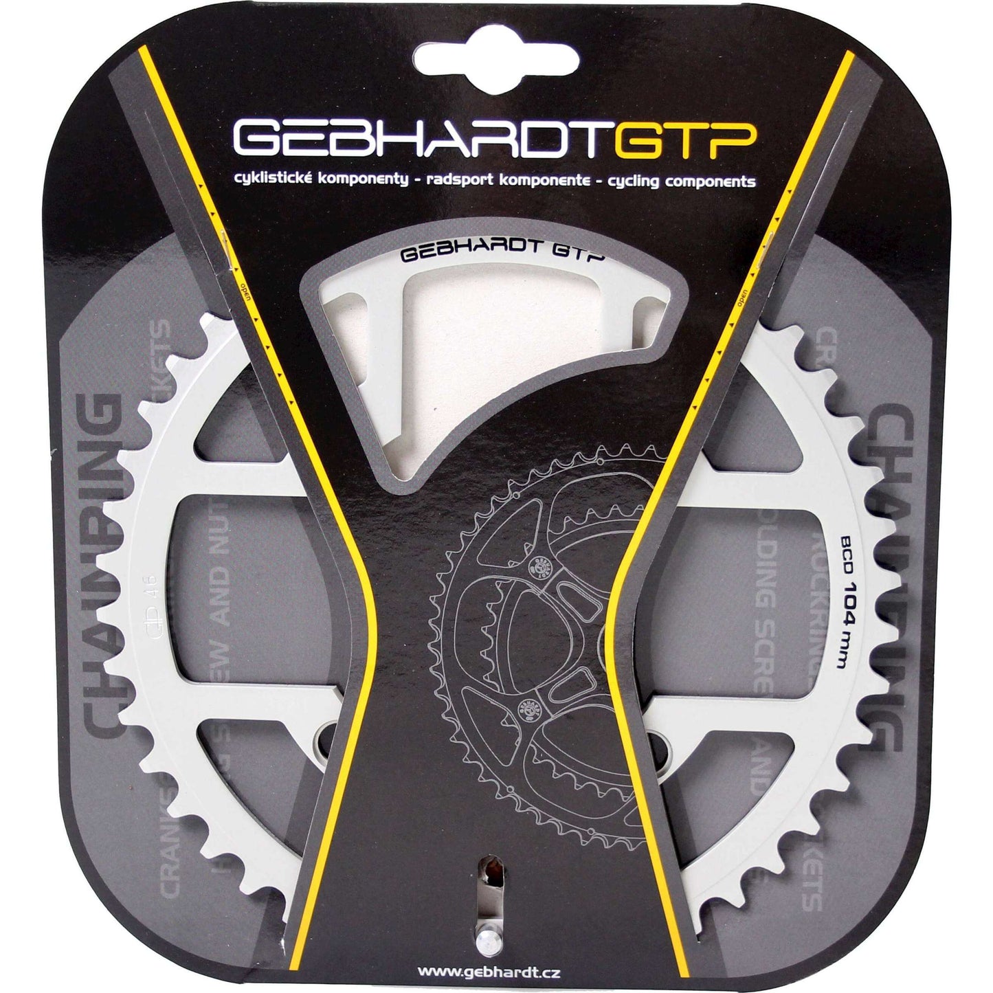 GEBHARDT COUNNING 46 TANDS SILVER, SHIMANO, 4 buchi, ATB Triple