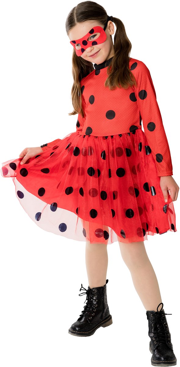 Rubies miraculous ladybug kinderkostuum - - maat 5-6 jaar