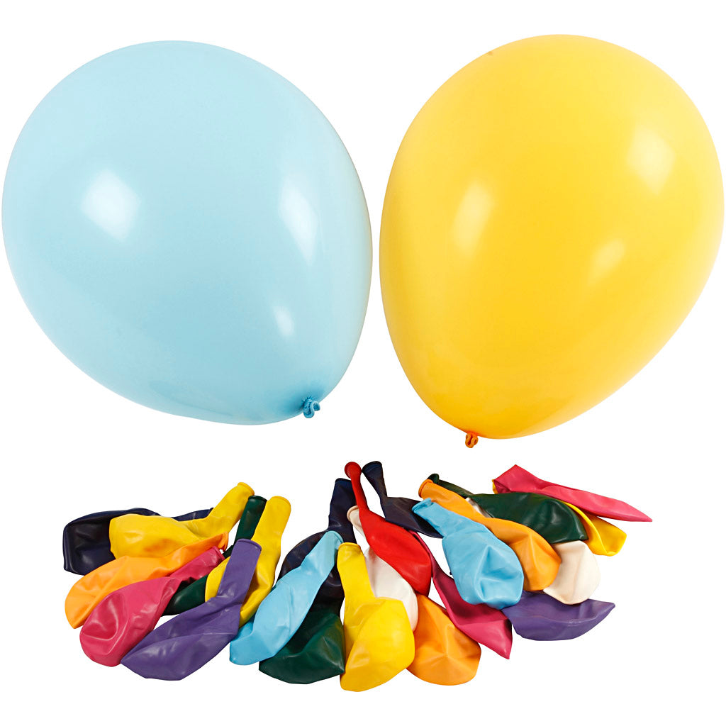 Globos de empresa Creativ, d 43 cm, varios colores, 50 piezas 1 caja