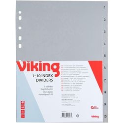 Schede office depot pp a4 120micron grigio 1-10 11 fori