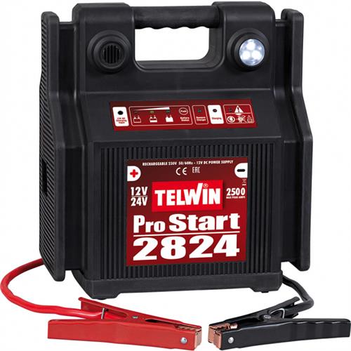 Telwin arrancador de arranque pro start 2824 12-24v