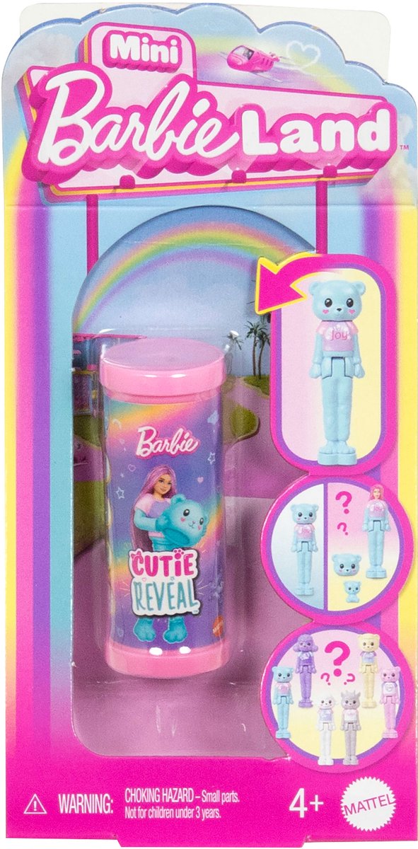 Barbie jcr17, kleine pop, vrouw, 4 jaar, meisjes, 58 mm, 25 g