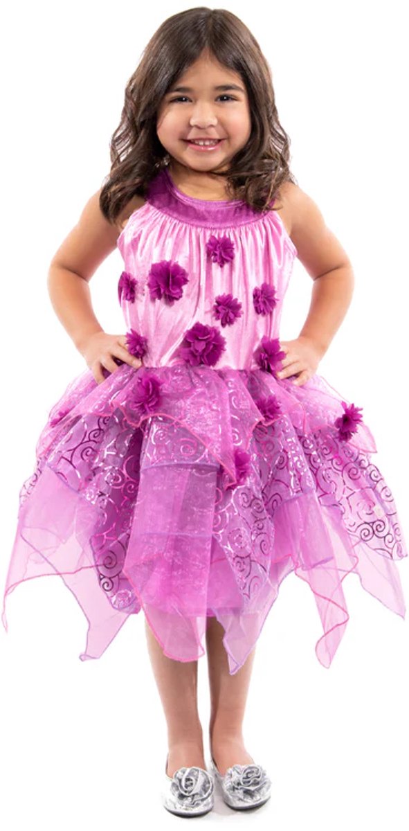 Little adventures - purple blossom fairy jurk – maat 110-122