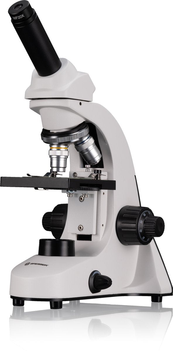 Microscopio Bresser - biorit se - ingrandimento 1600x - vista dall'alto e trasparente