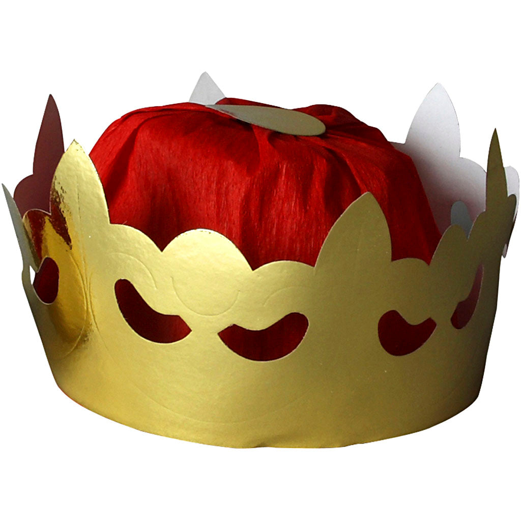 Creativ Company Koningskroon, H: 11 cm, d 19 cm, oro, 1 pieza