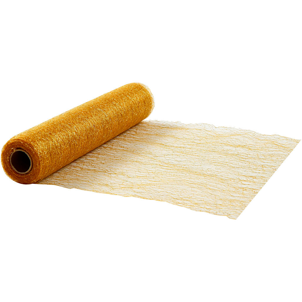Runner da tavolo Creativ Company, l: 30 cm, oro, 10 m 1 rotolo