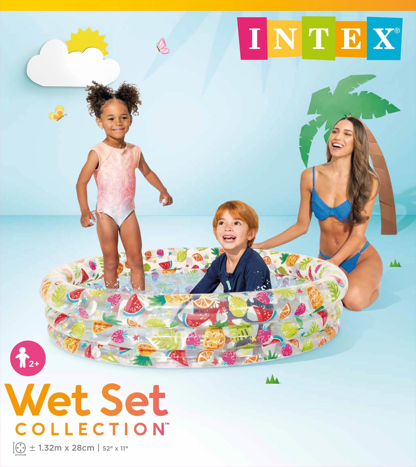 Piscina de piña Intex