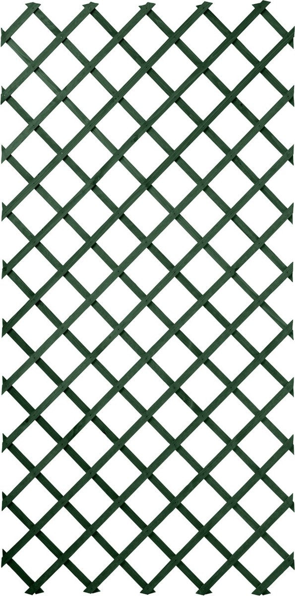 Nature Nature Plance Rack di arrampicata 100x200 cm Verde in legno 6041704