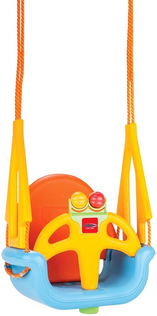 Jamara - altalena per bambini cresci con me 3in1 blu.