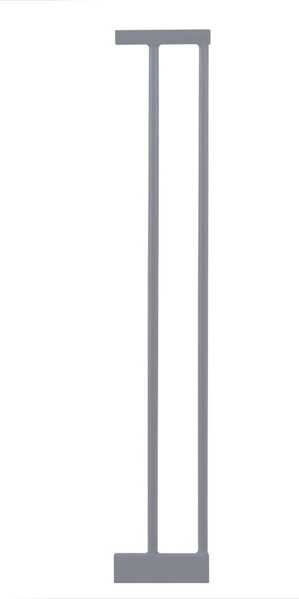 Munchkin Lindam - estensione professionale del cancello con bloccaggio a pressione 14 cm - argento