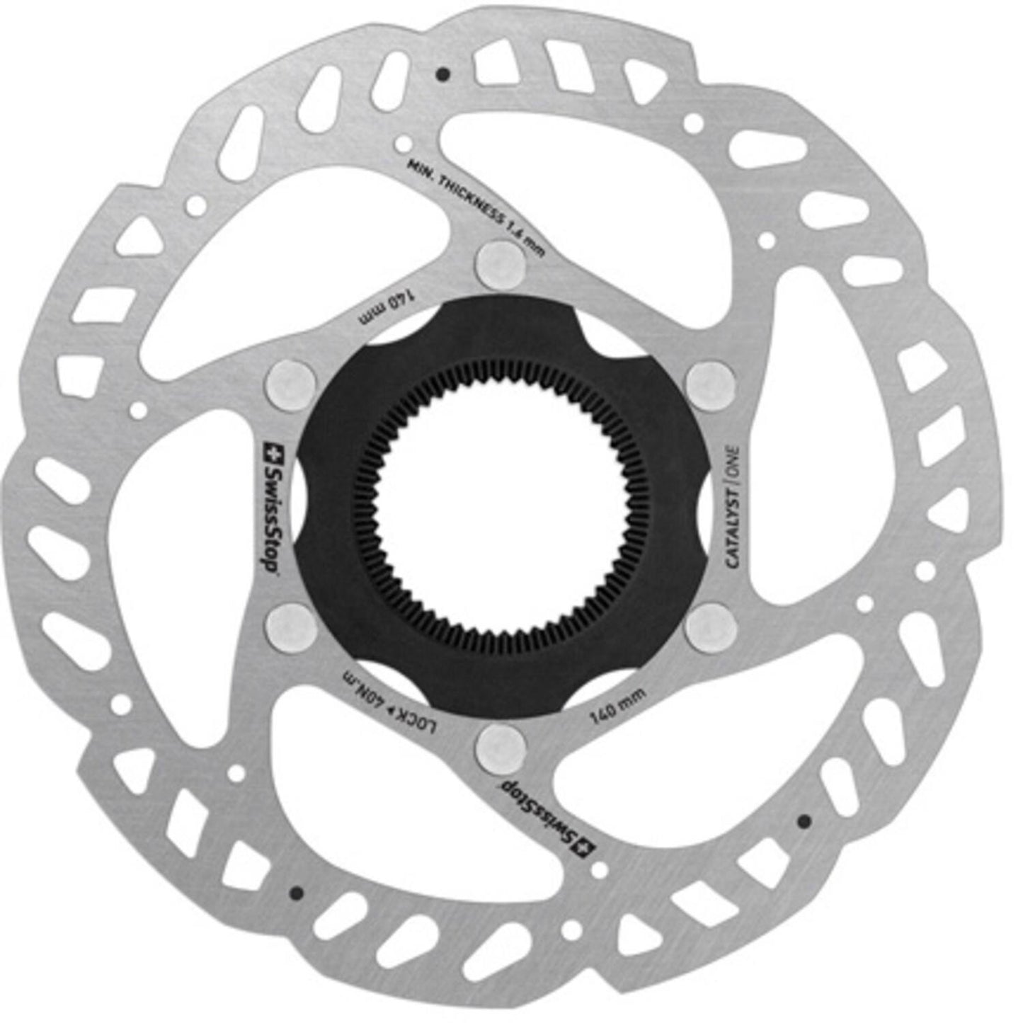 Catalizzatore del disco freno swisstop Swistop One Centerlock 140mm