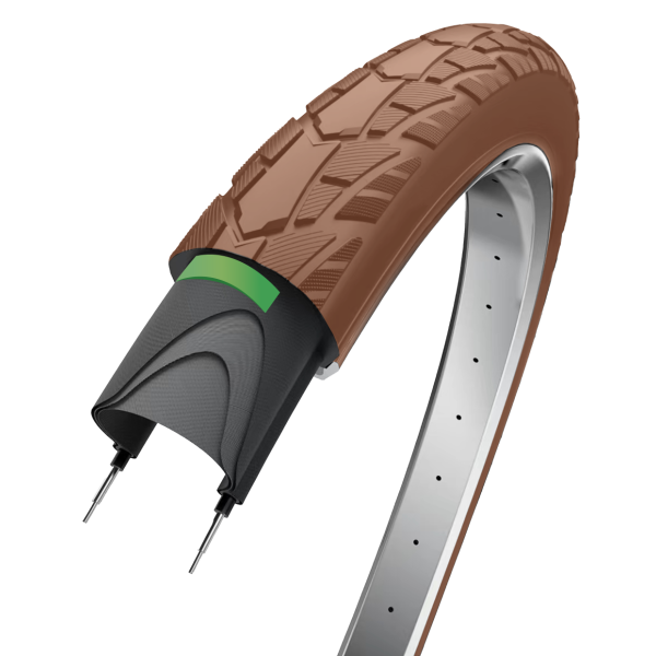 EDGE BUITENBAND PERSEGNO PROTECT 28 X 1,75 47-622 - Brown con riflesso