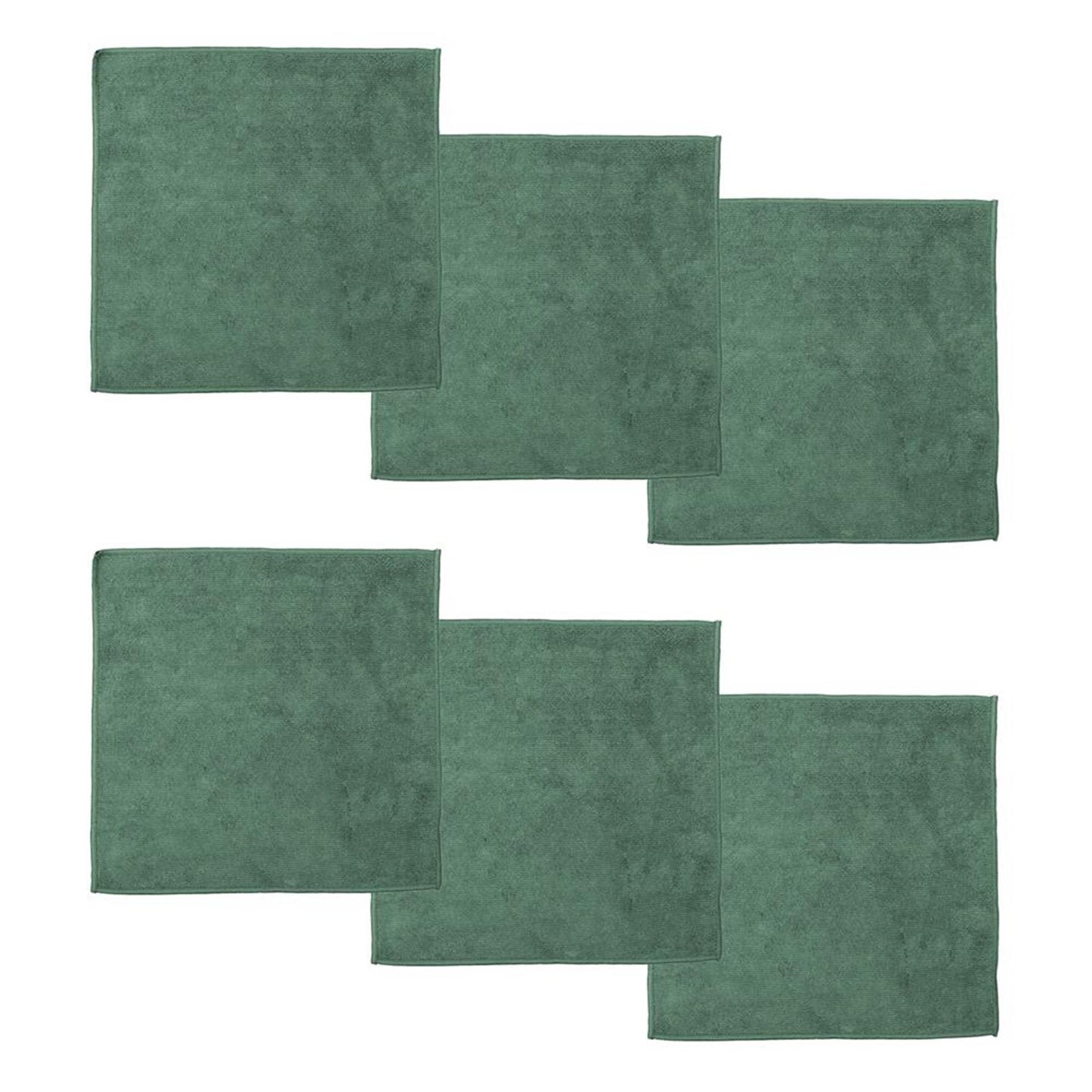 Ddddd panno in microfibra billie 30x30 cm verde 6 pezzi | 4 pezzi