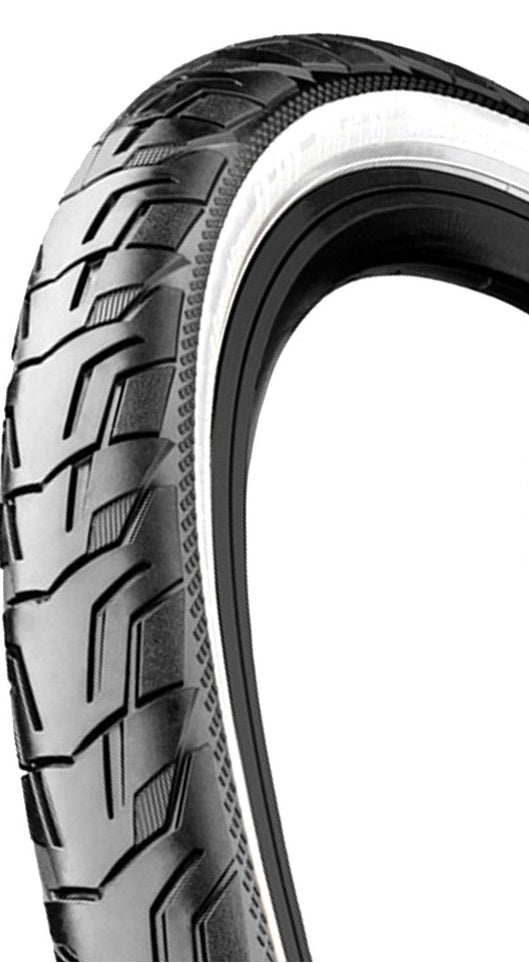 Continental Tire Ride City 28x1.75 (47-622) Black White Reflex