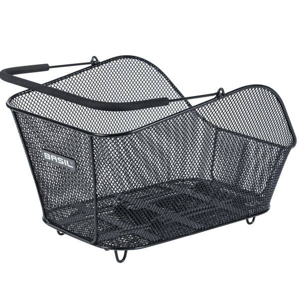 Icona del cesto di basilico m mik in acciaio mesh fine