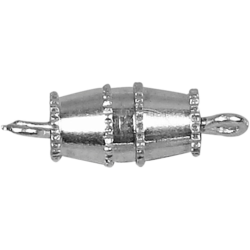 Chiusura girevole Creativ Company, l: 16 mm, placcata in argento, 10 pezzi 1 scatola