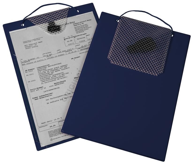 Carpeta de pedido de Eichner azul Din A4 Turbo