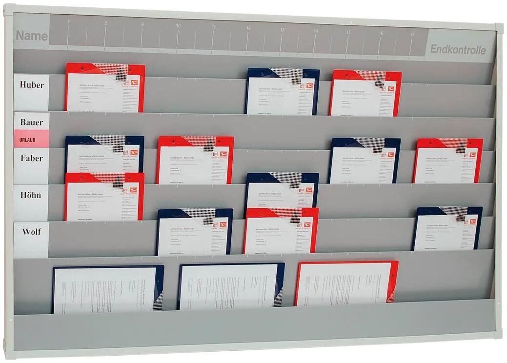 Eichner Schedule Board Auto Din A Wide 6 Rails