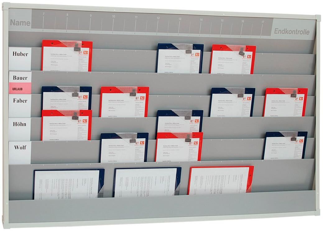 Eichner Schedule Board Auto Din A Wide 6 Rails