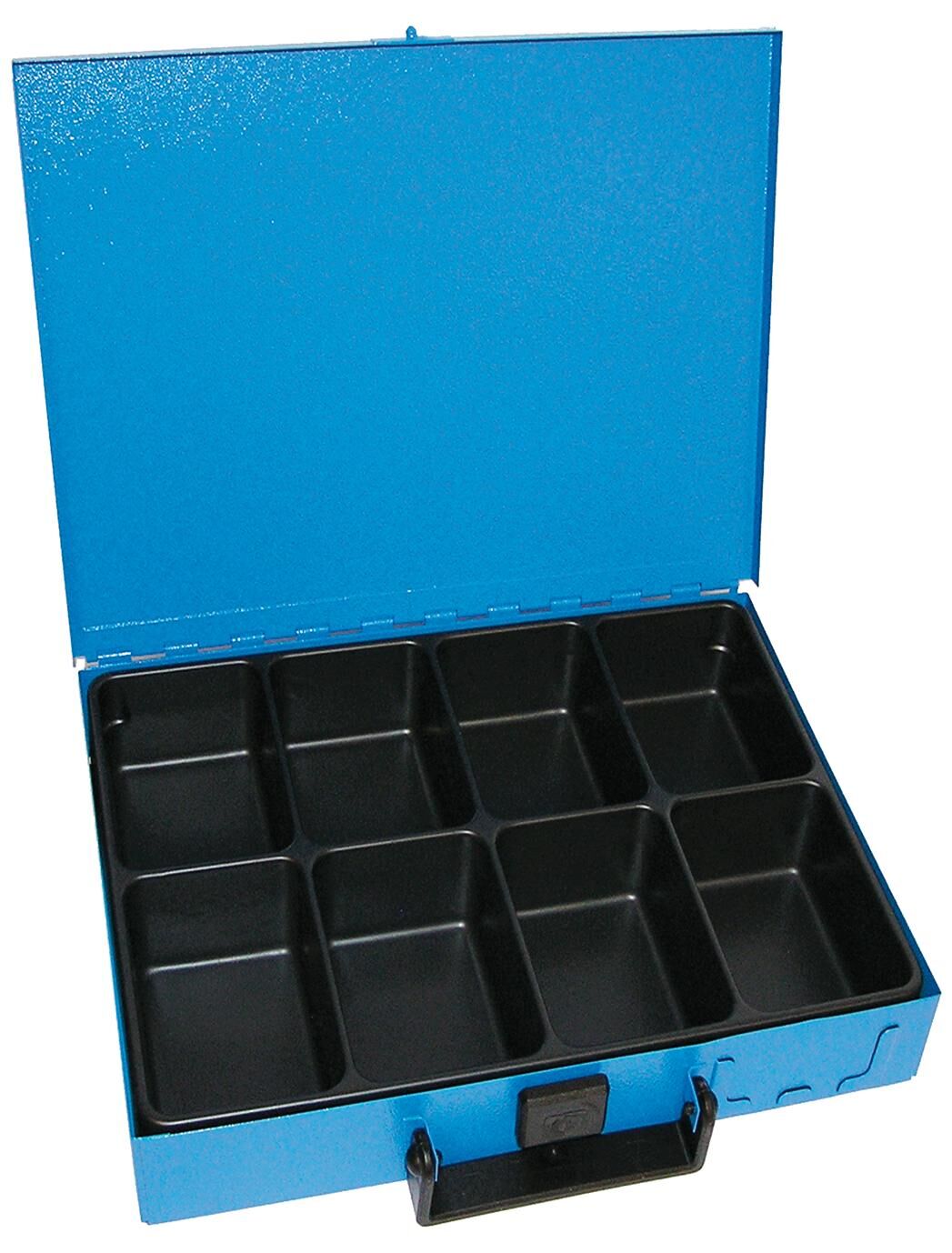 Dresselhaus sort.box, completo w.inser 8 veces, descubierto