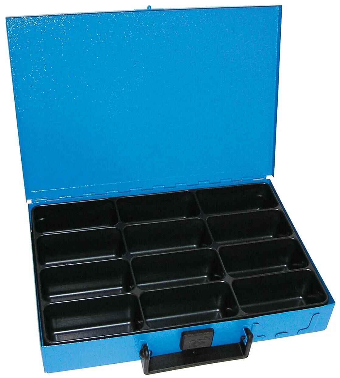 Dresselhaus sort.box, completo w.inser 12 veces, descubierto