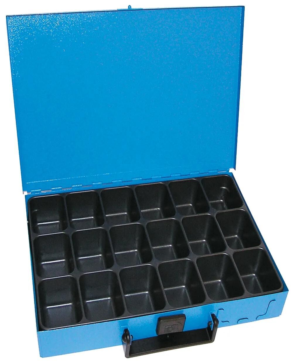 Dresselhaus sort.box, completo w.inser 18 veces, descubierto