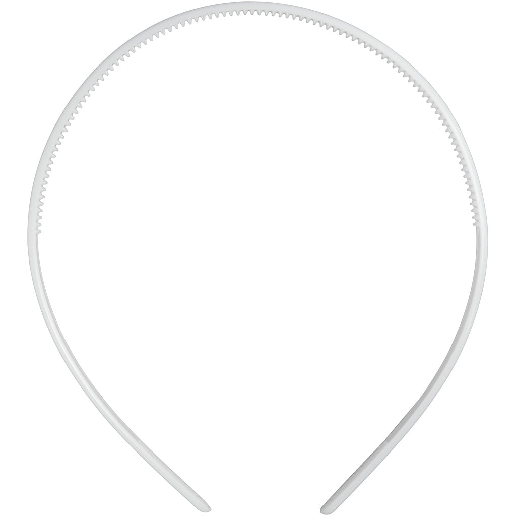 Creative Company Hair Bands White, 5st.