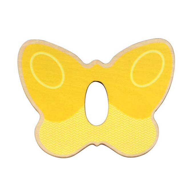 Beleduc rompecabezas de capas de madera mariposa