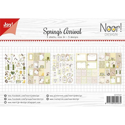 Joy!crafts • hojas de corte de la llegada de la primavera