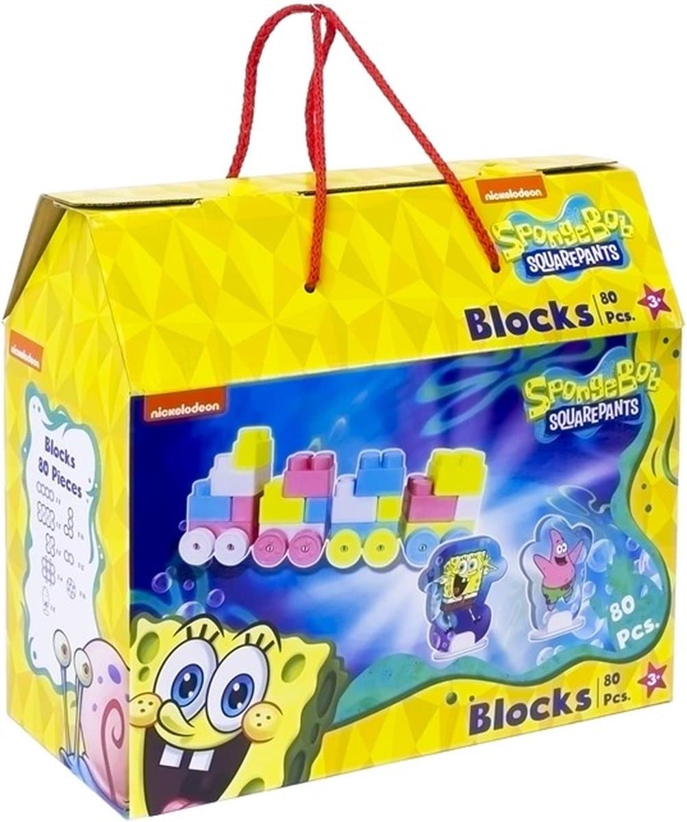 SpongeBob Squarepants 80 Building Builds si adatta ai grandi altri blocchi di grandi dimensioni