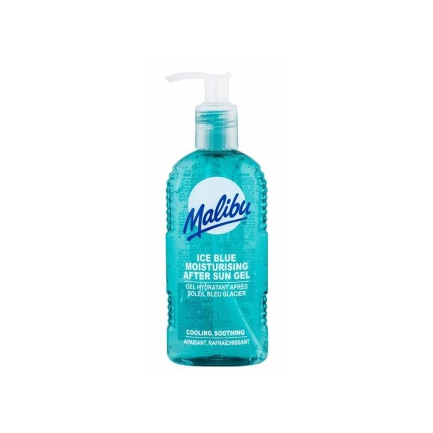 Malibu after sun gel refrescante azul hielo