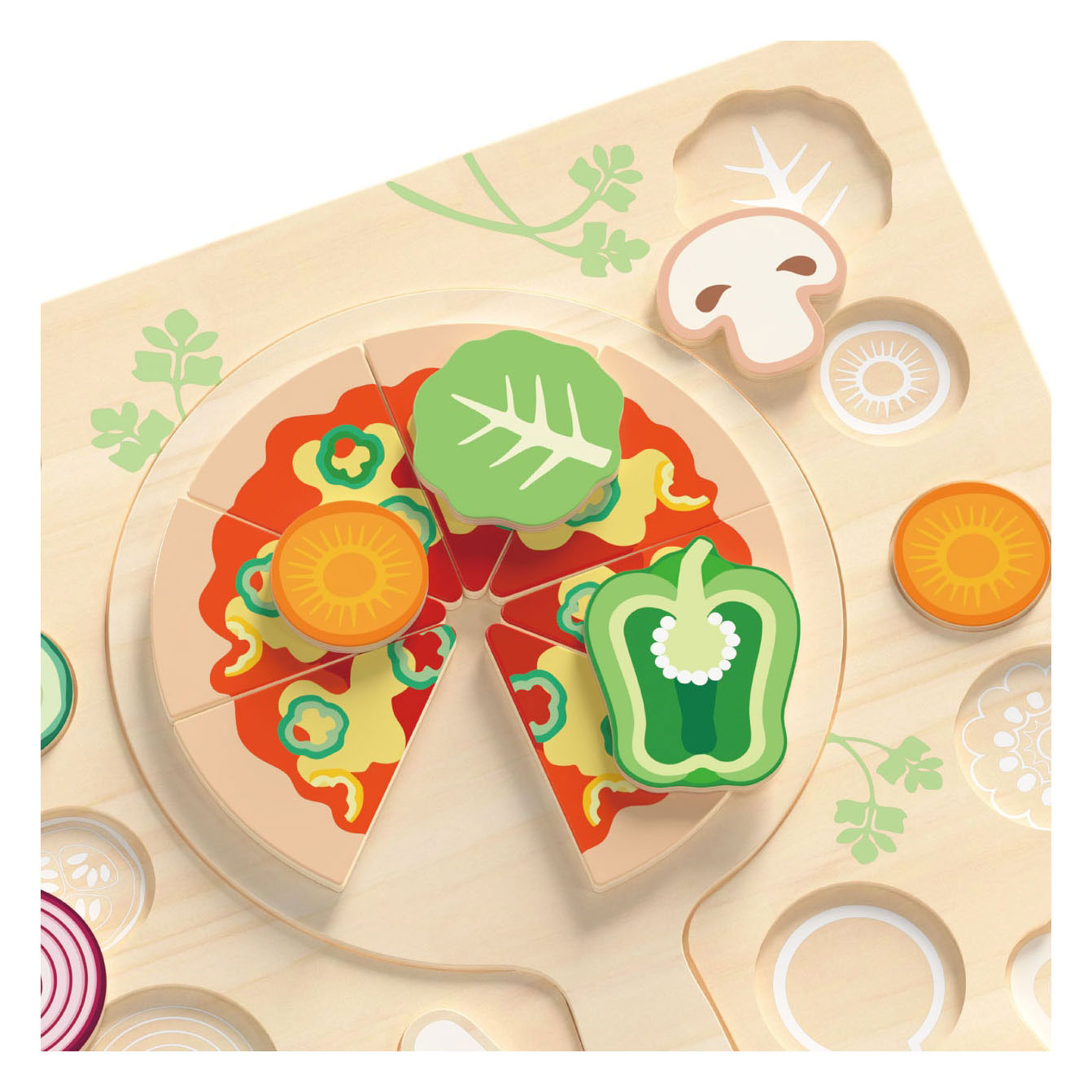 Classic World World Wooden Forma Pizza Pizza, 22 °.