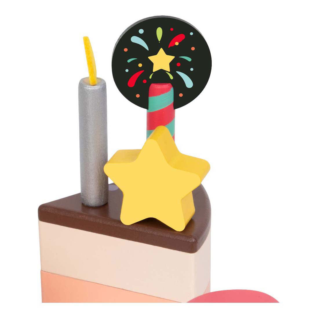 Pastel de chocolate de madera del mundo clásico.