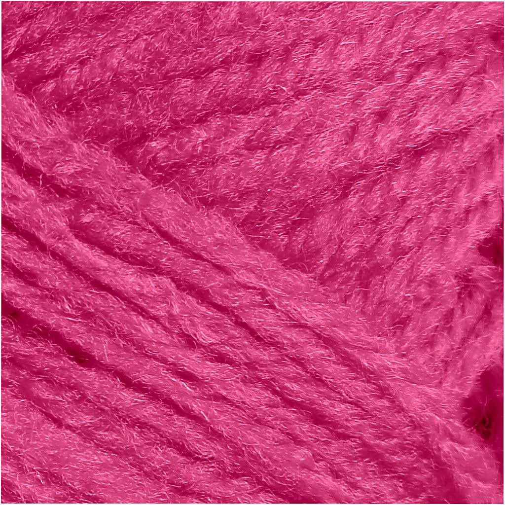 Filato acrilico Neon - Rosa neon, 50gr