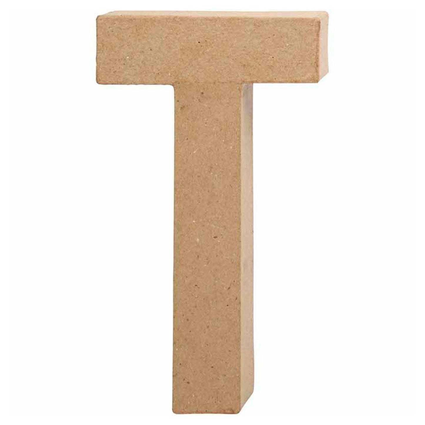 Letter Papier -Maché - T, 20,5 cm