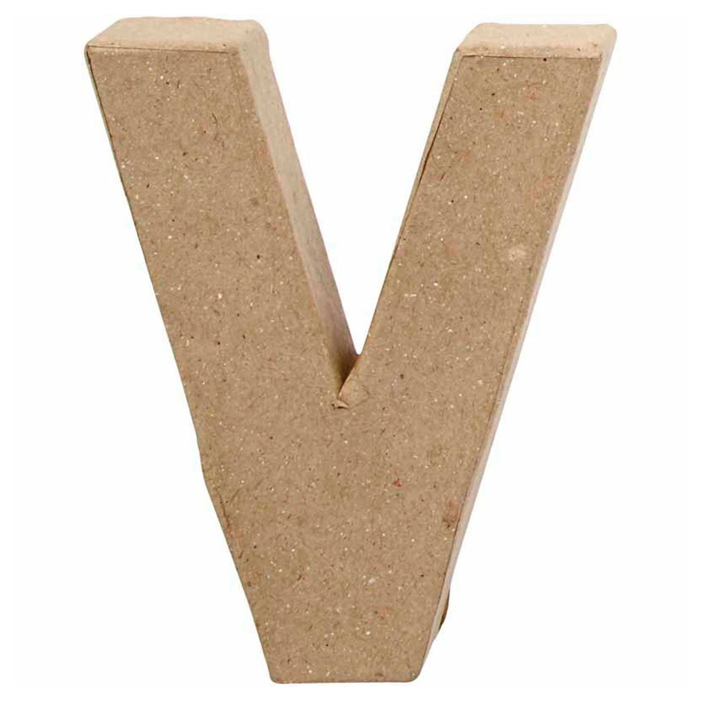 Lettera di cartapesta - V, 10 cm