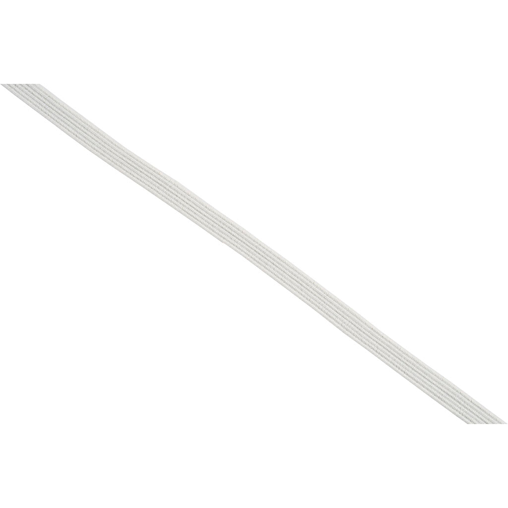 Espesor elástico de 6 mm de blanco, 50 m