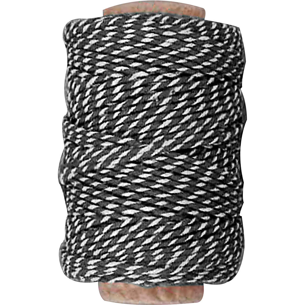 Creative Company Cotton Cord Bianco bianco, 50m