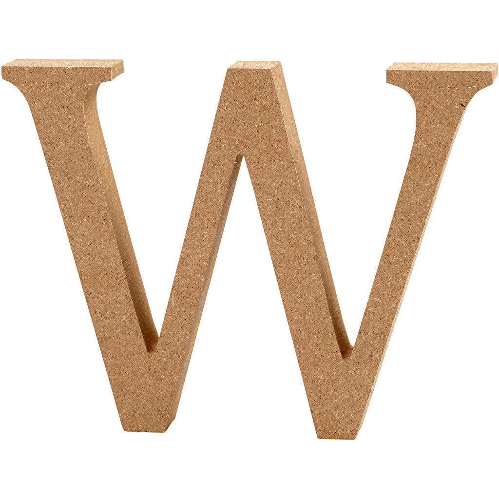 Creative Company Letter W MDF 13CM, 1 °.