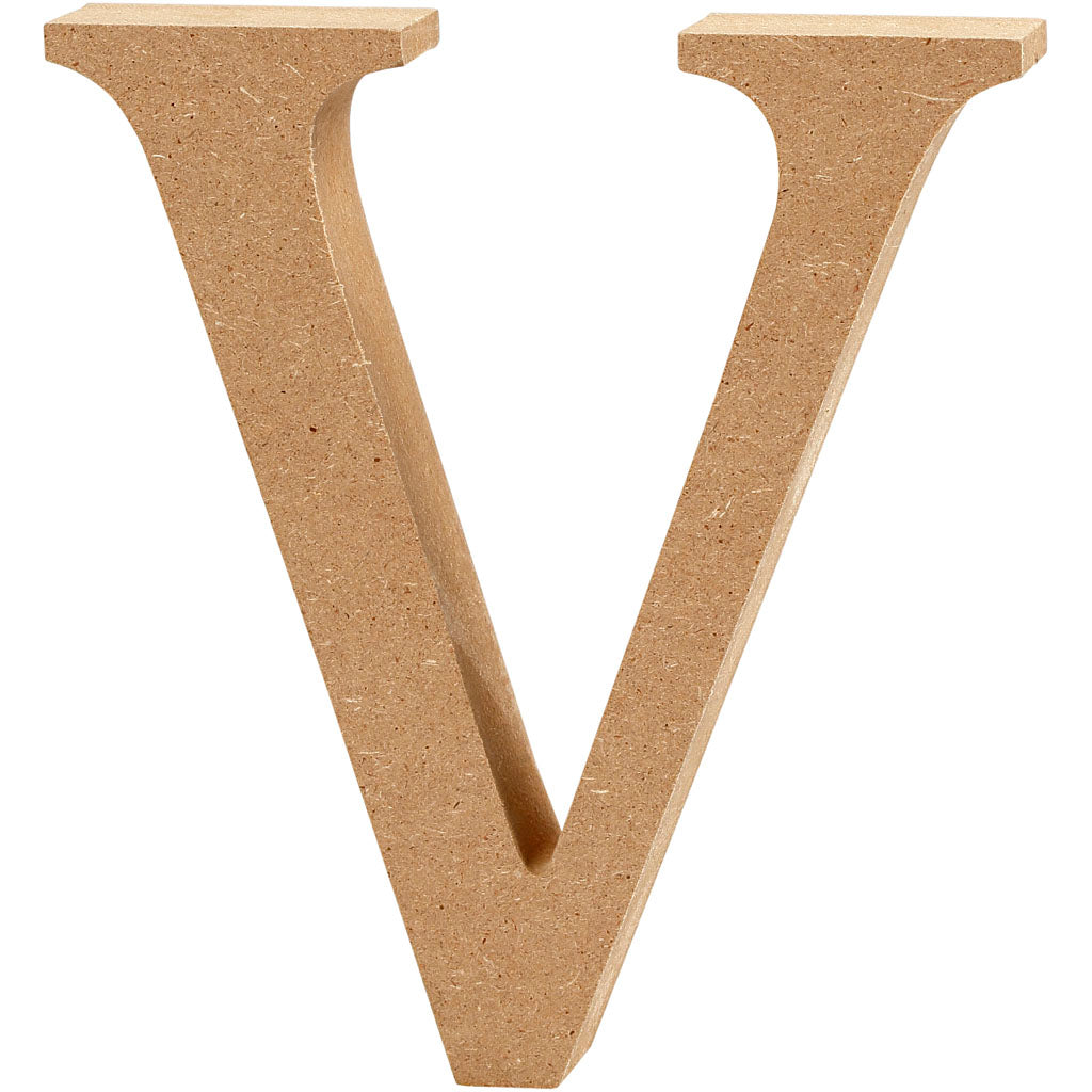 Creative Company Letter V MDF 8CM, 1 °.