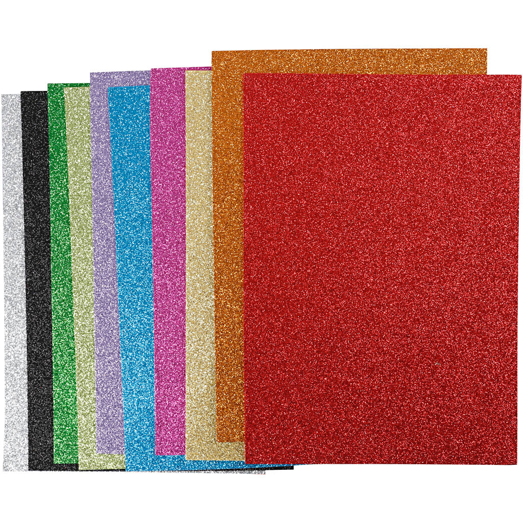 Creative Company Eva FOAM Sheets Color A4, 10st.