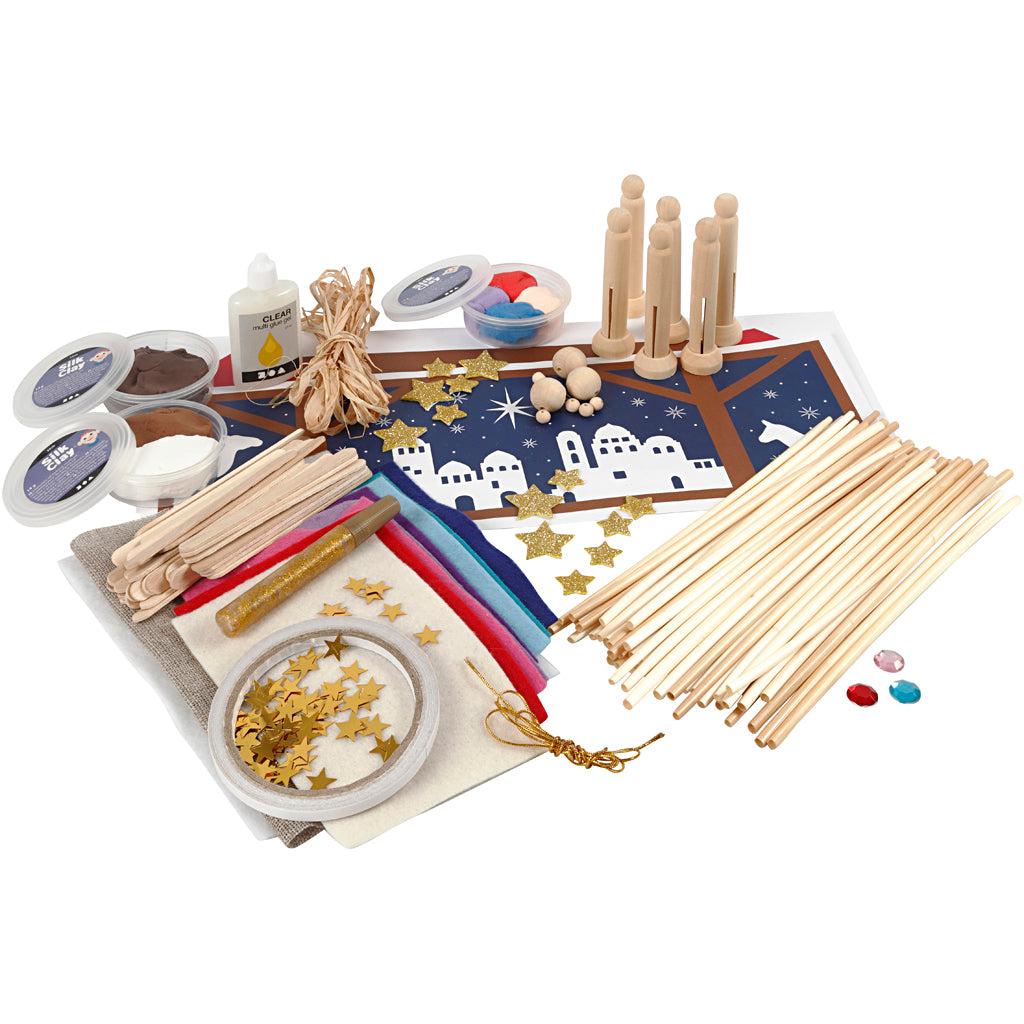 Creative Company Wooden Natity Craft Set