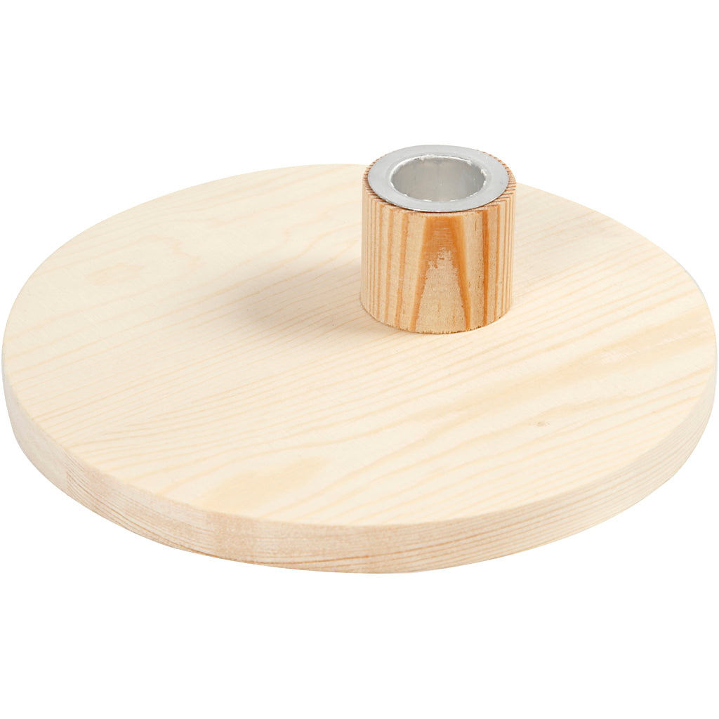 Creative Company Wooden Candlestick
