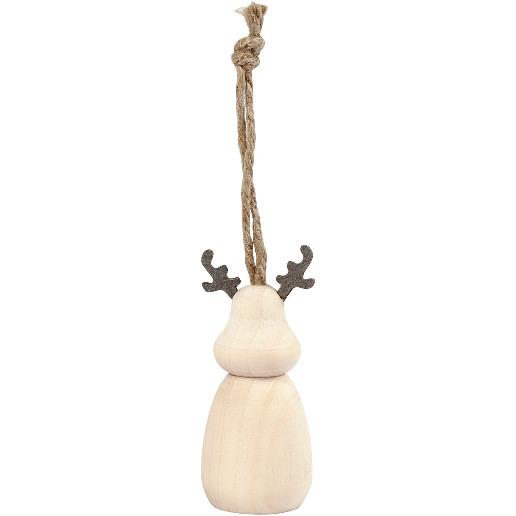Renne a pendente di legno