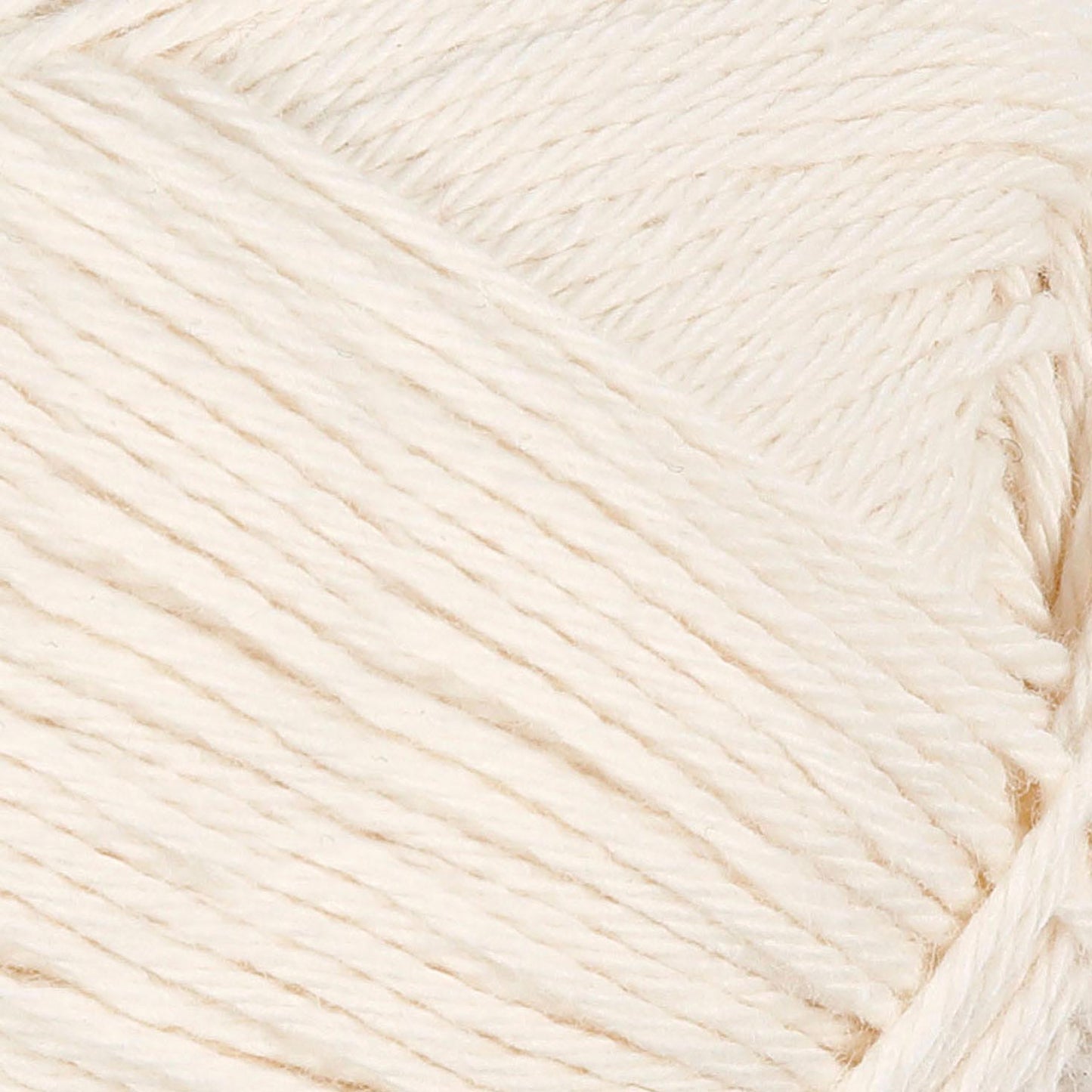 Filato di cotone, bianco sporco, 50gr, 170m