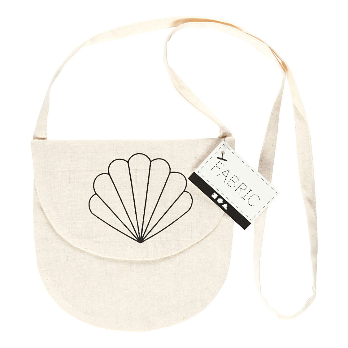 Creative Company Spall Borse Cotton Oyster Shell, 15x14cm