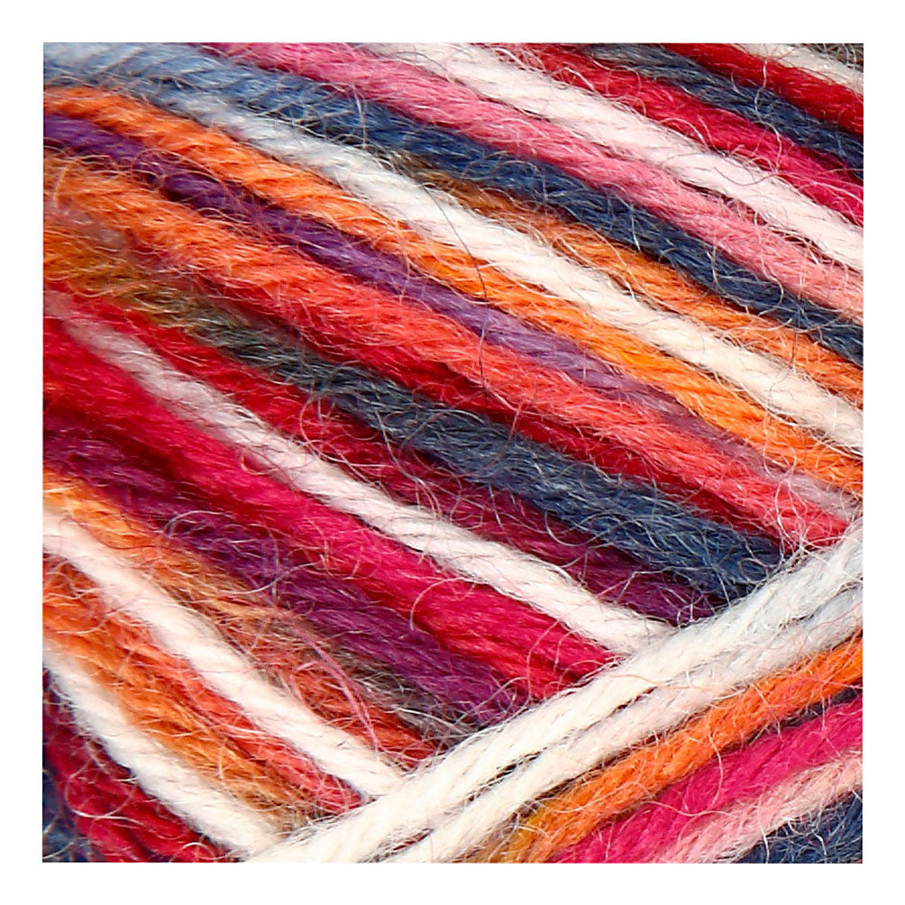 Creativ Company Hilo de calcetín Azul Rojo, 200m