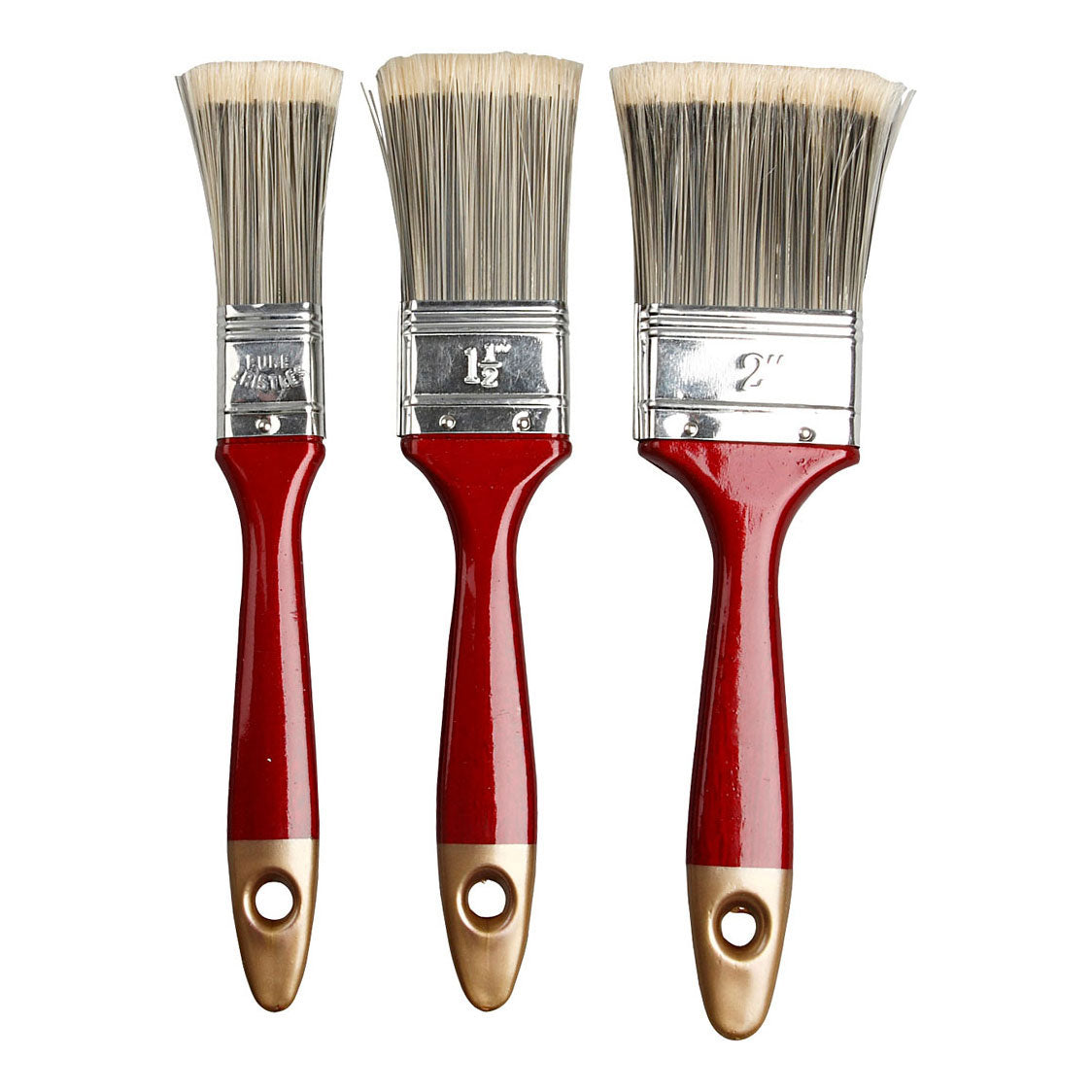 Creative Company Varnish Brush Flat, 3st.