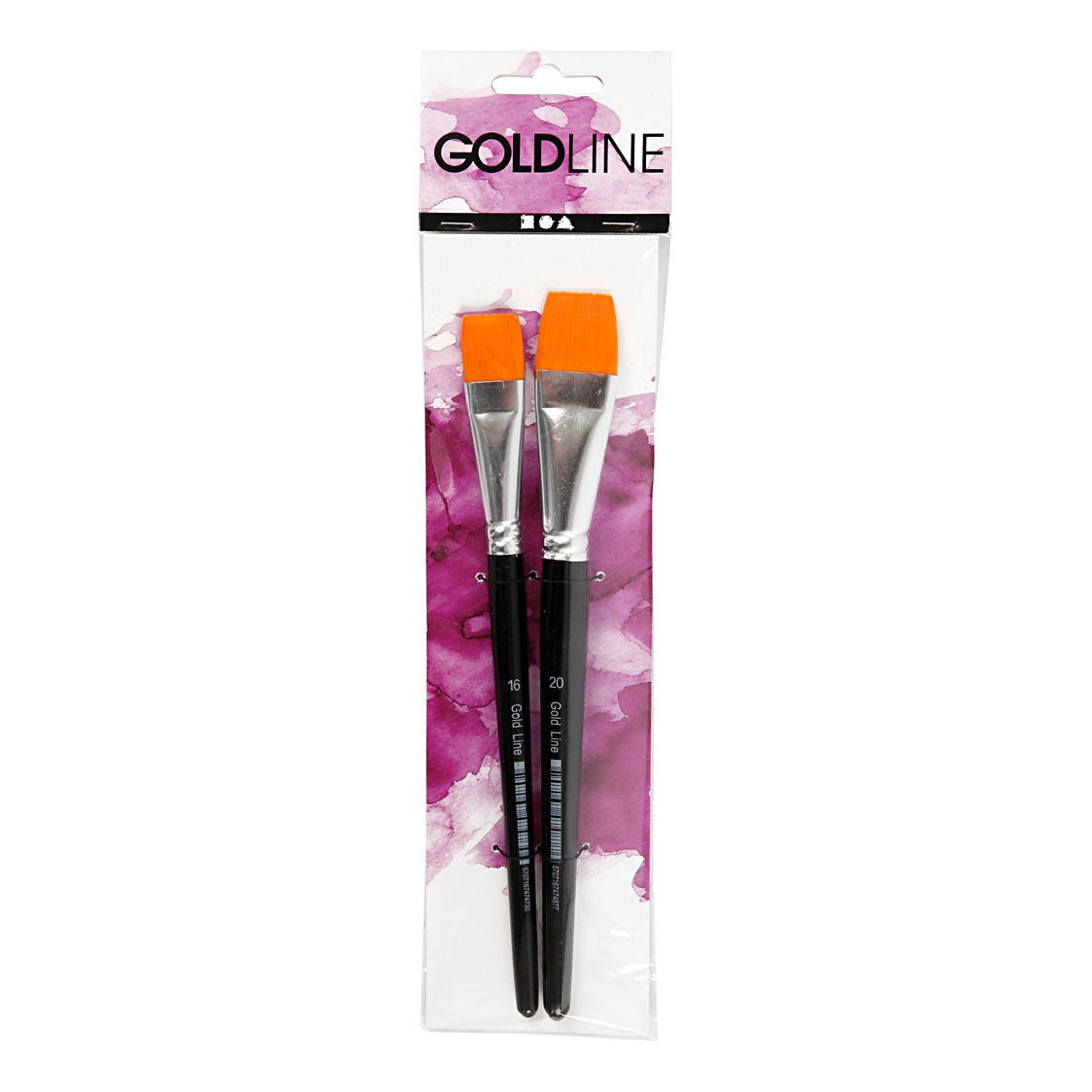 Creative Company Gold Line Brush Flat, 2st.